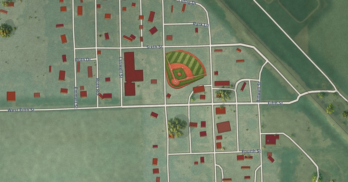 Map of Emmett, Kansas in 2026