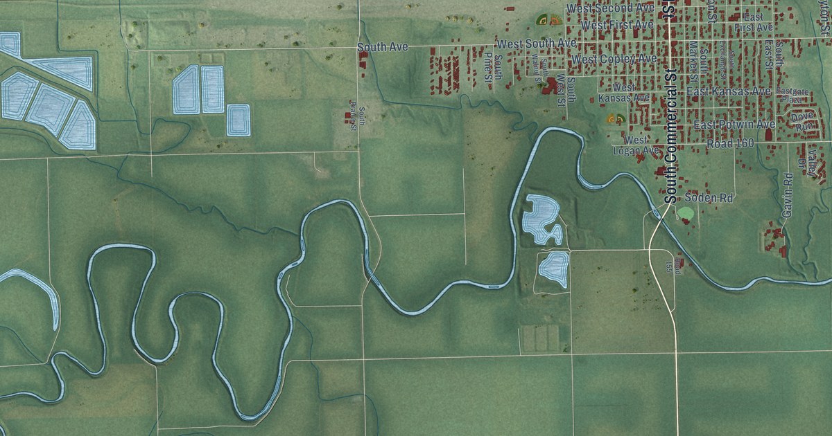 Map of Emporia, Kansas in 2026