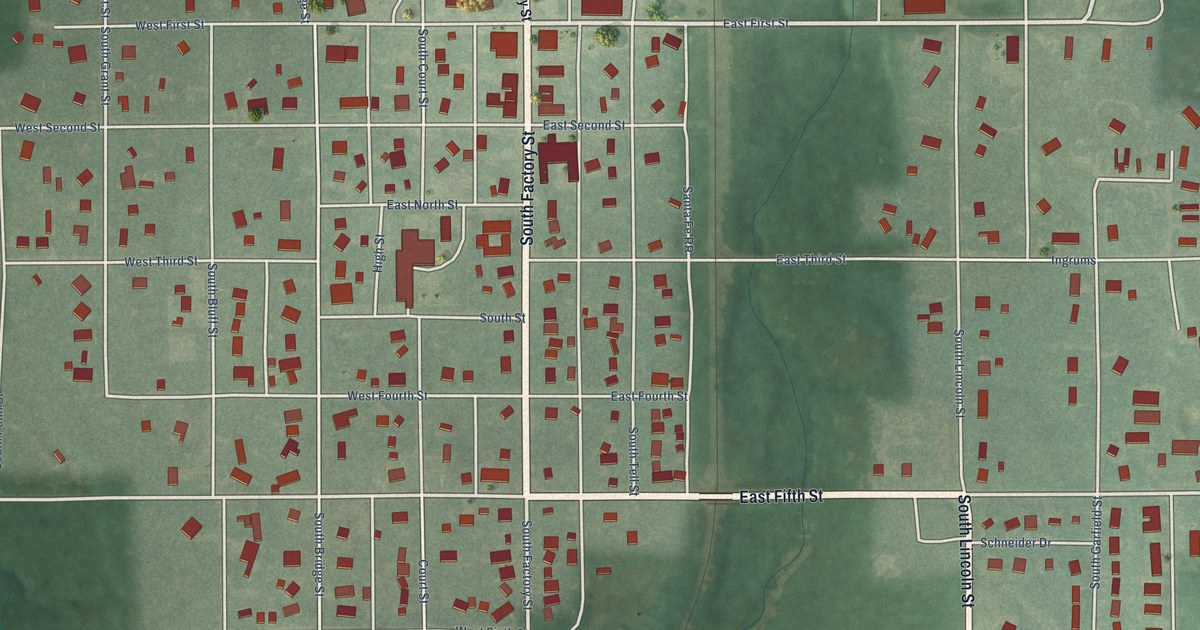 Map of Enterprise, Kansas in 2026
