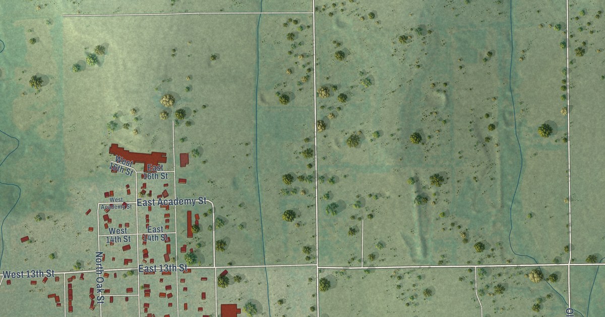 Map of Eureka, Kansas in 2026
