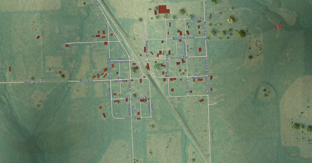 Map of Fontana, Kansas in 2026