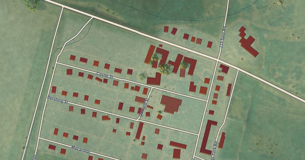 Map of Fort Dodge, Kansas in 2026