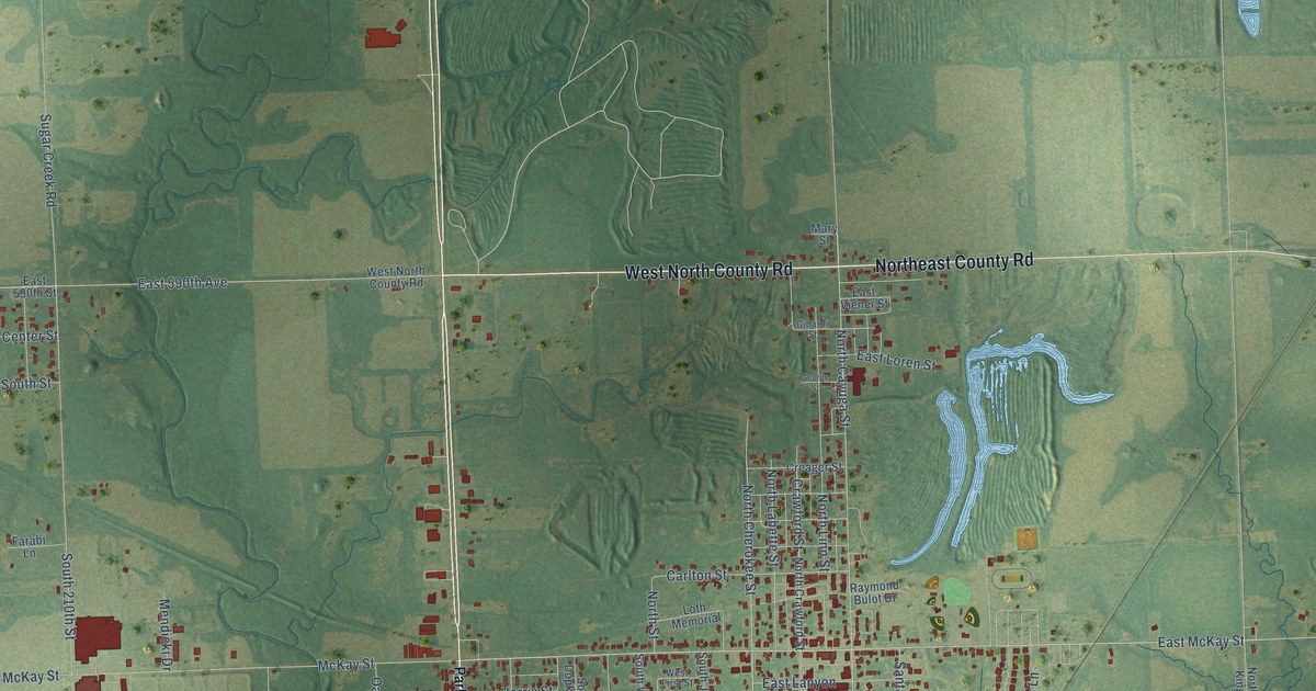 Map of Frontenac, Kansas in 2026