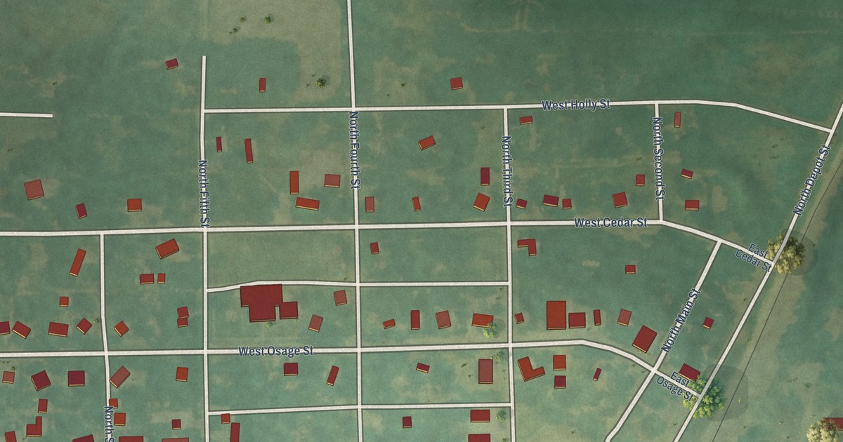 Map of Fulton, Kansas in 2026