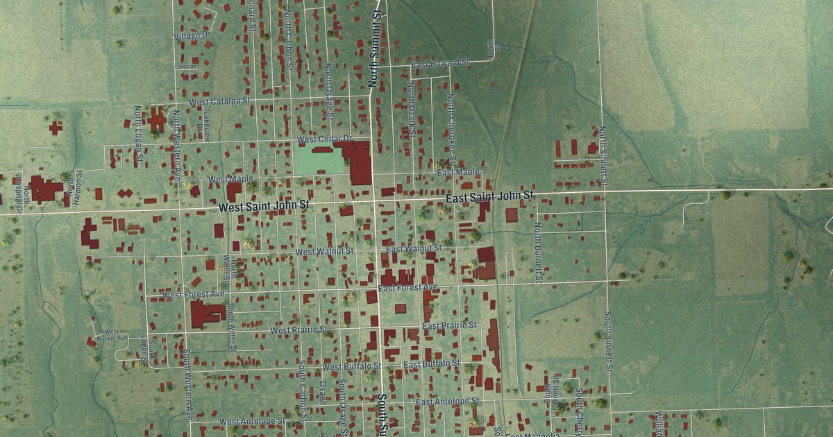 Map of Girard, Kansas in 2026