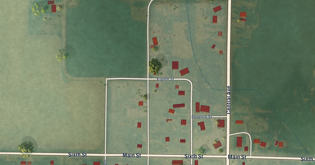 Map of Glade, Kansas in 2026