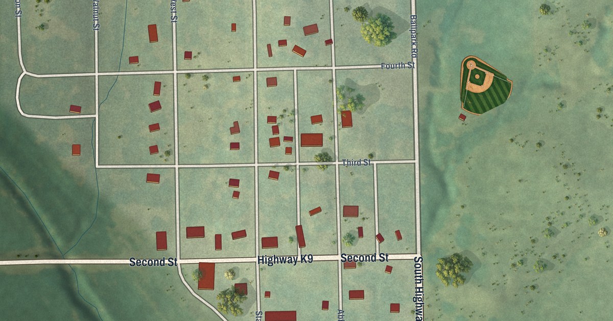 Map of Goff, Kansas in 2026