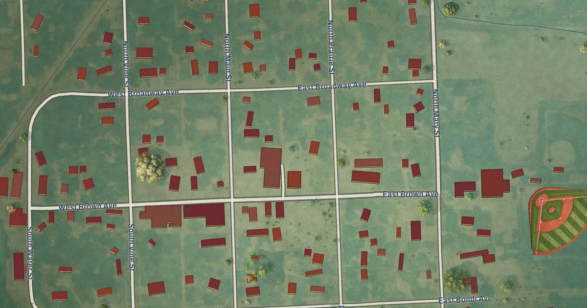 Map of Greeley, Kansas in 2026