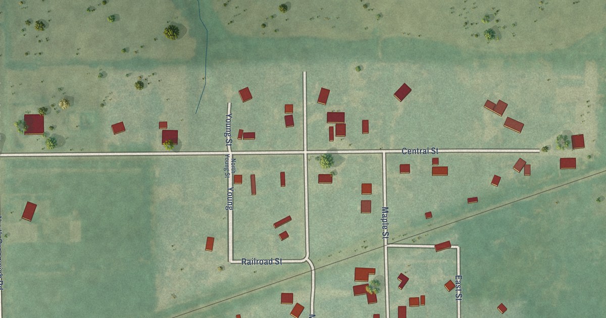 Map of Greenwich, Kansas in 2026