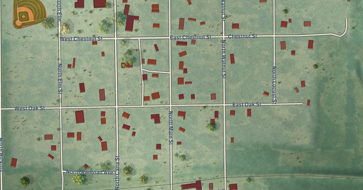 Map of Grenola, Kansas in 2026