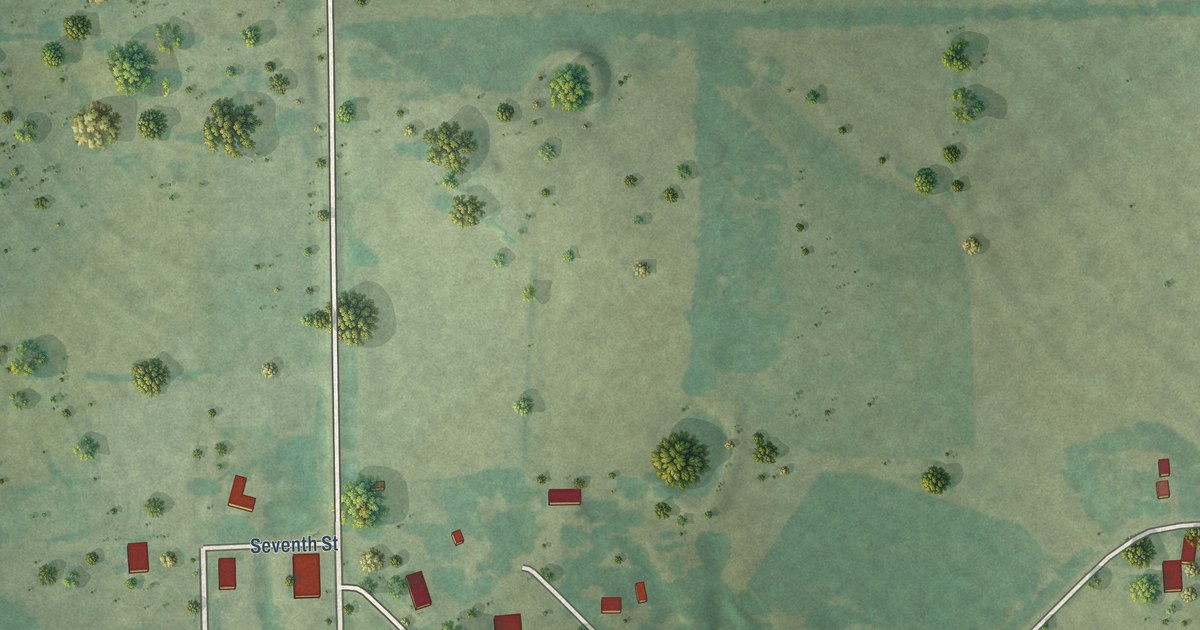 Map of Gridley, Kansas in 2026