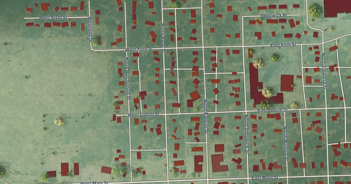 Map of Haven, Kansas in 2026