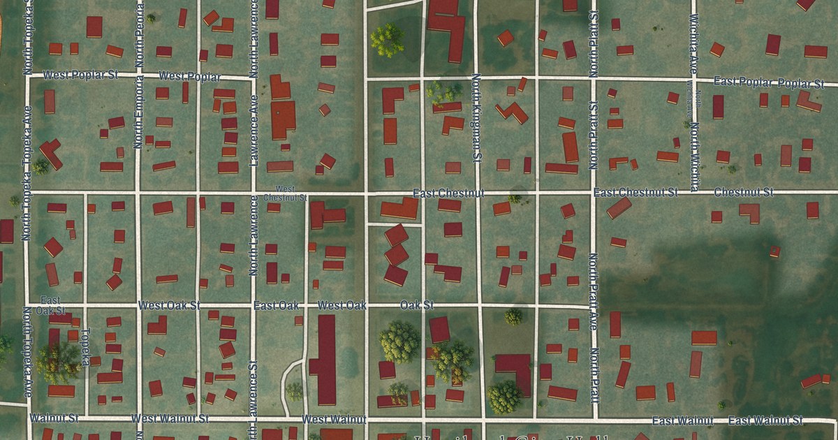 Map of Haviland, Kansas in 2026