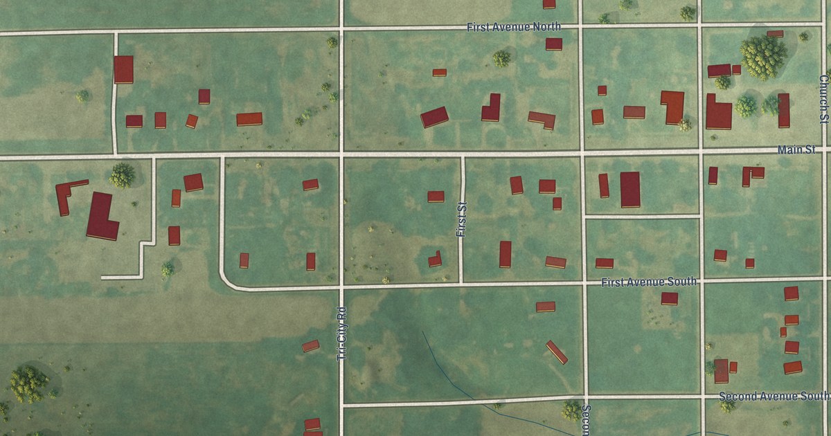 Map of Hazelton, Kansas in 2026