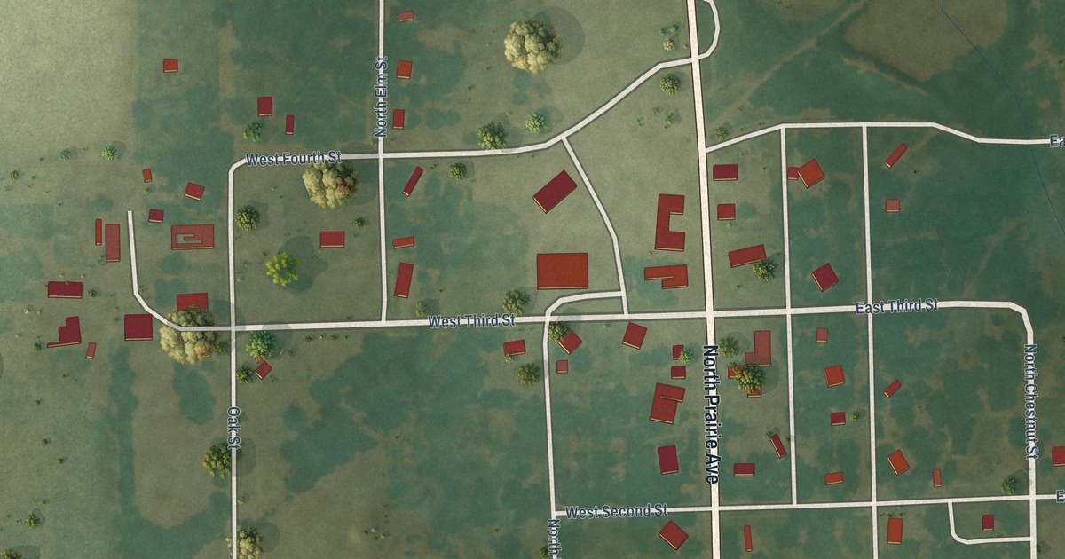 Map of Hepler, Kansas in 2026