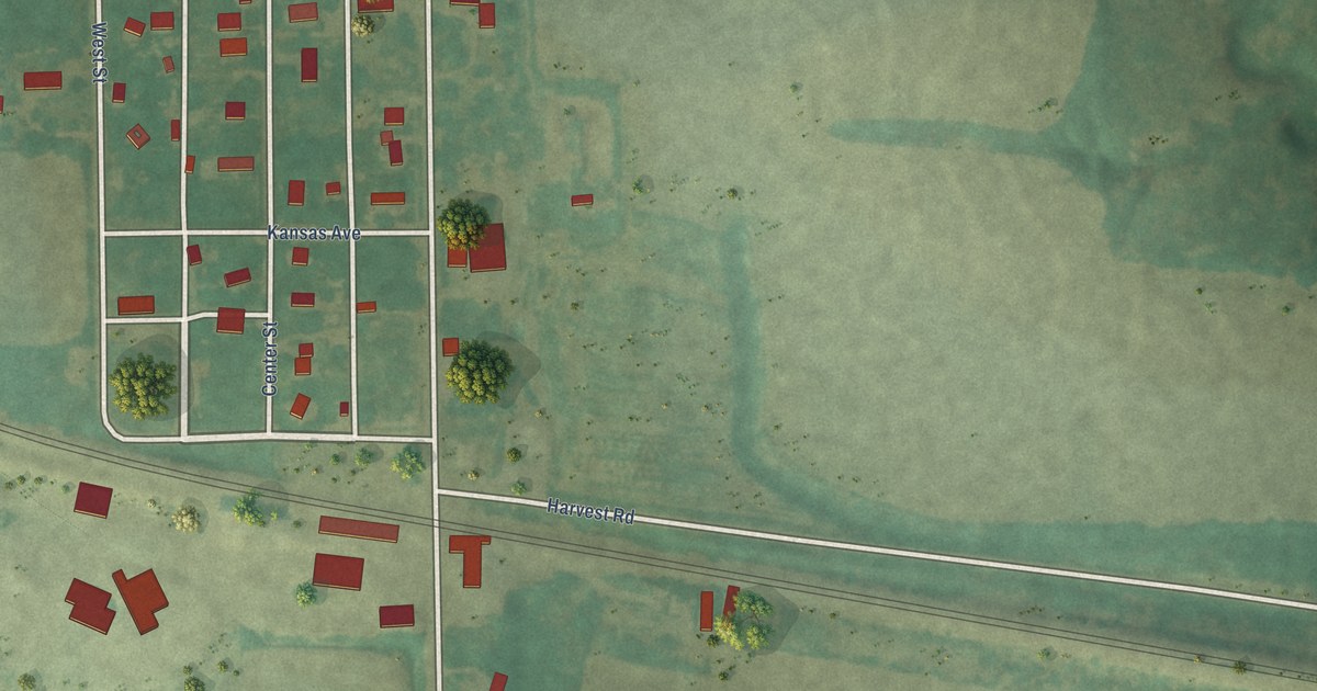 Map of Herkimer, Kansas in 2026