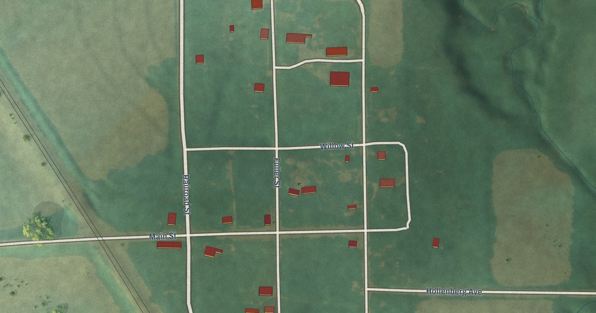 Map of Hollenberg, Kansas in 2026