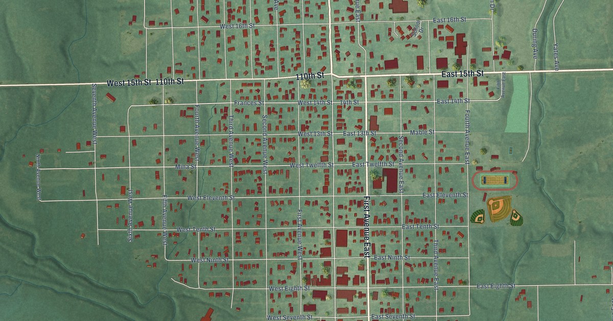 Map of Horton, Kansas in 2026
