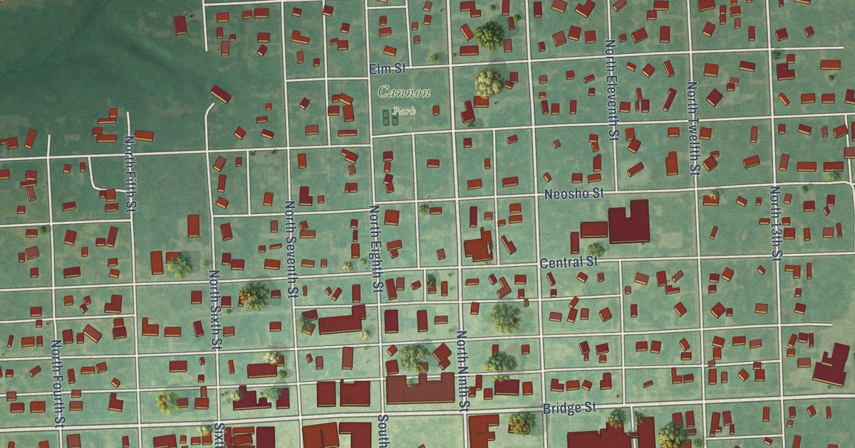 Map of Humboldt, Kansas in 2026