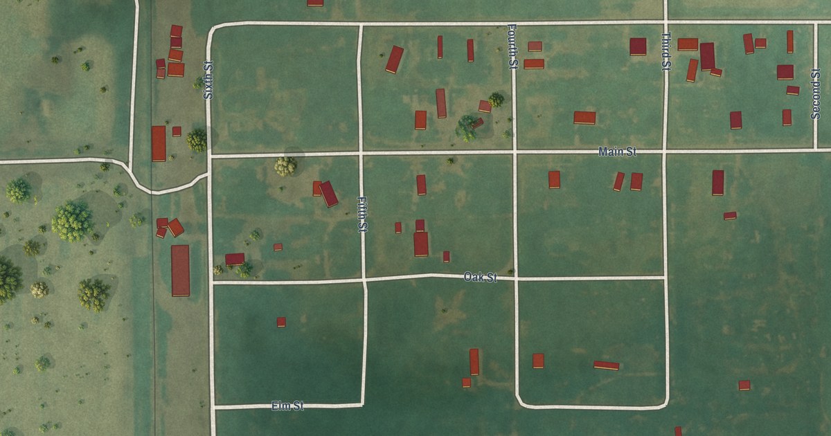 Map of Hunnewell, Kansas in 2026