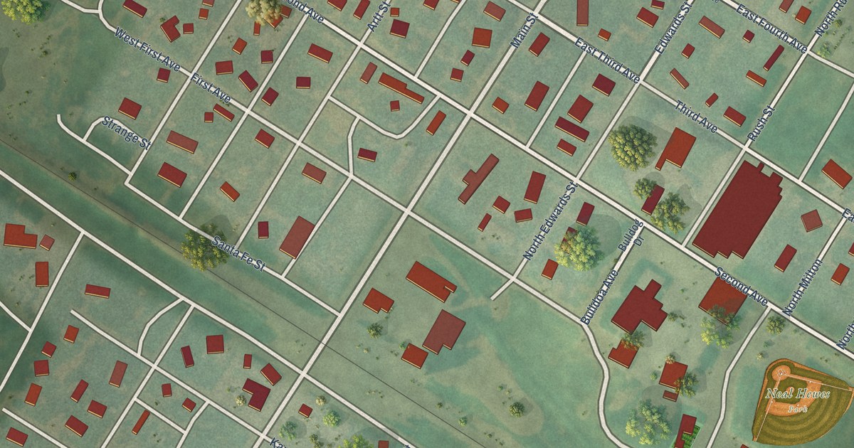 Map of Ingalls, Kansas in 2026
