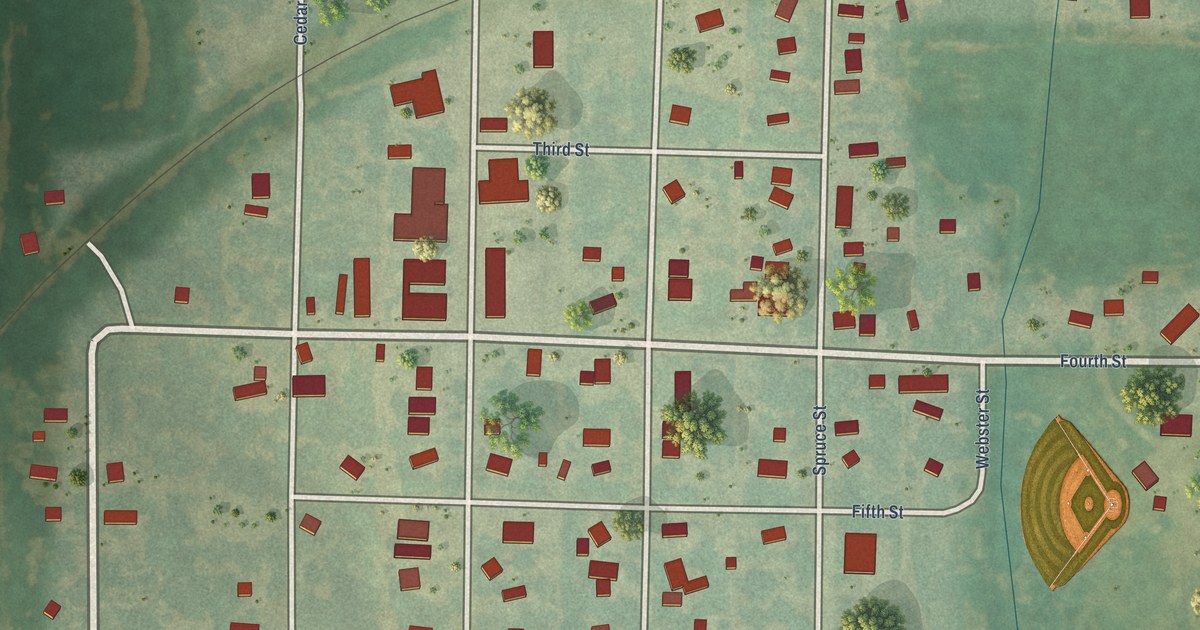 Map of Jamestown, Kansas in 2026