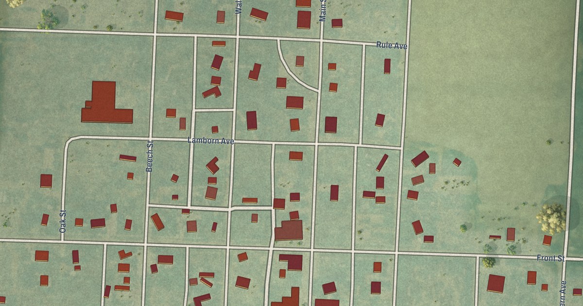 Map of Kanorado, Kansas in 2026