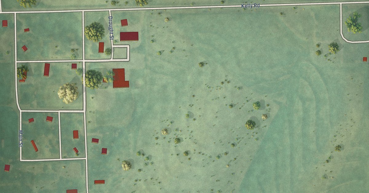 Map of Kelly, Kansas in 2026