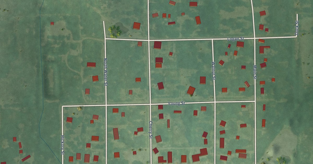 Map of Latham, Kansas in 2026