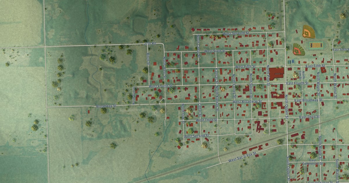 Map of Lebo, Kansas in 2026