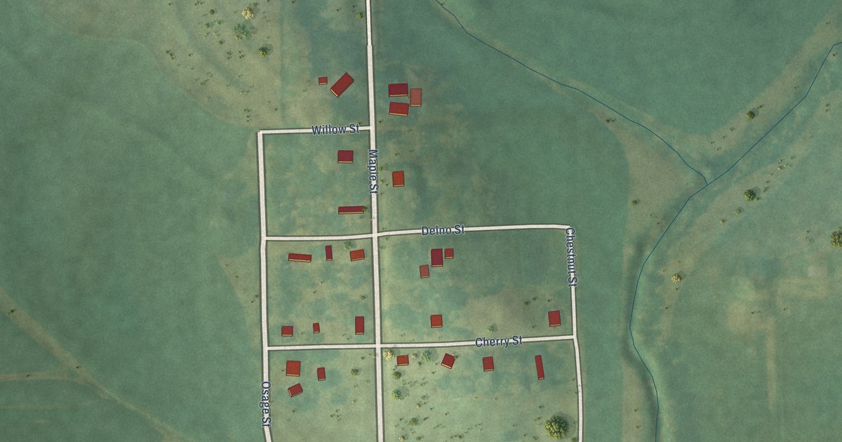 Map of Leona, Kansas in 2026