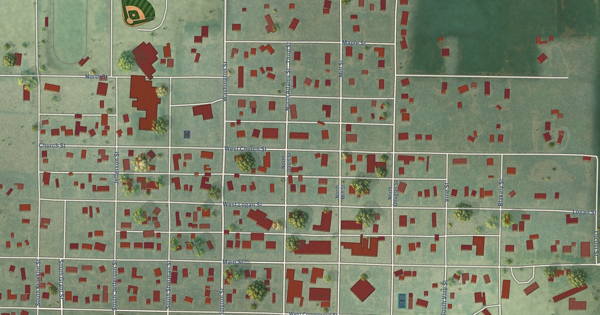 Map of Logan, Kansas in 2026