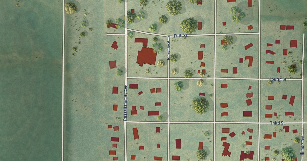 Map of Luray, Kansas in 2026