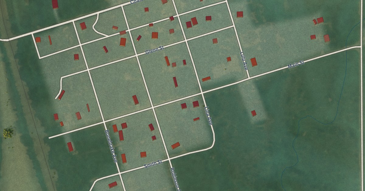 Map of Manchester, Kansas in 2026