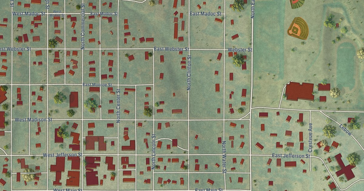 Map of Mankato, Kansas in 2026