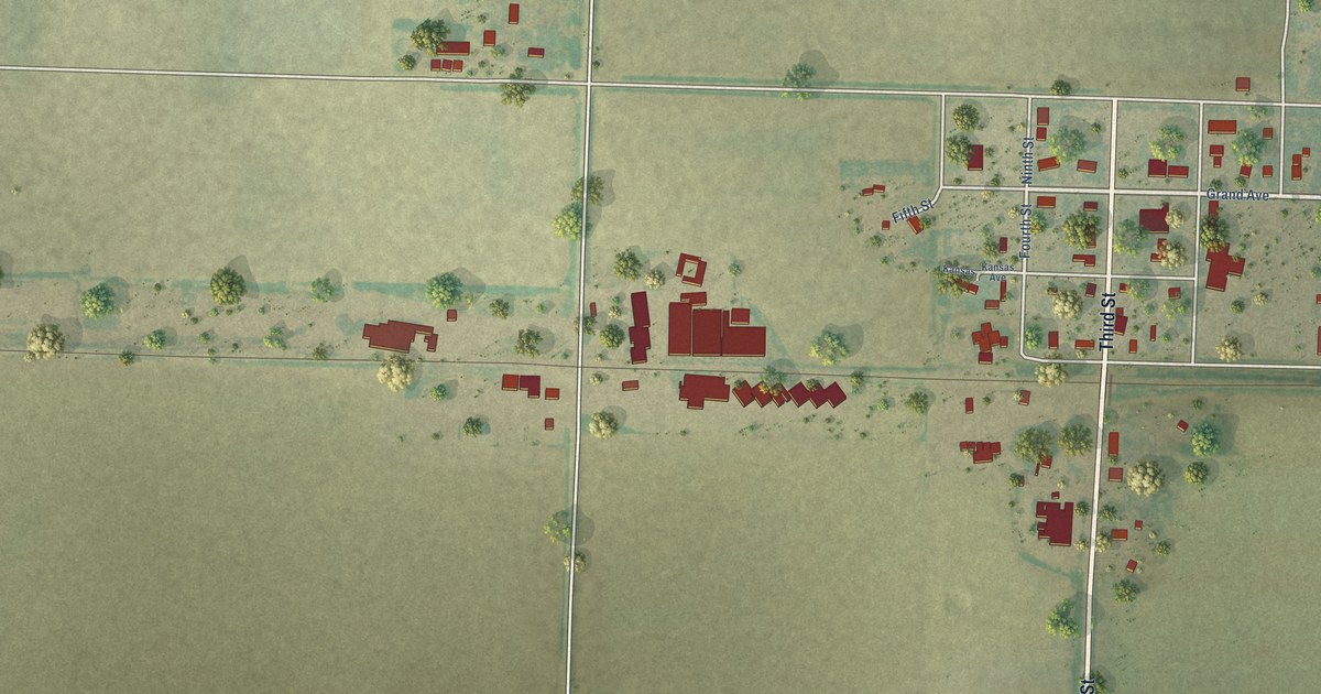 Map of Marienthal, Kansas in 2026