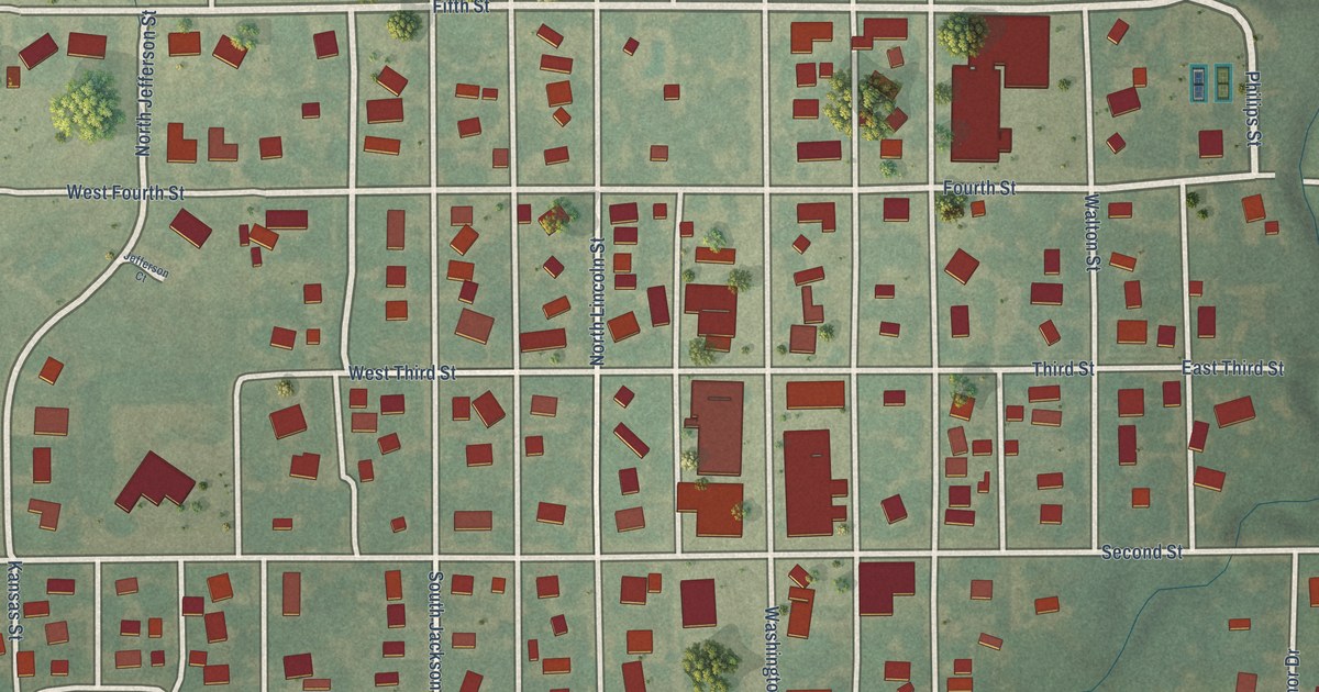 Map of Marquette, Kansas in 2026