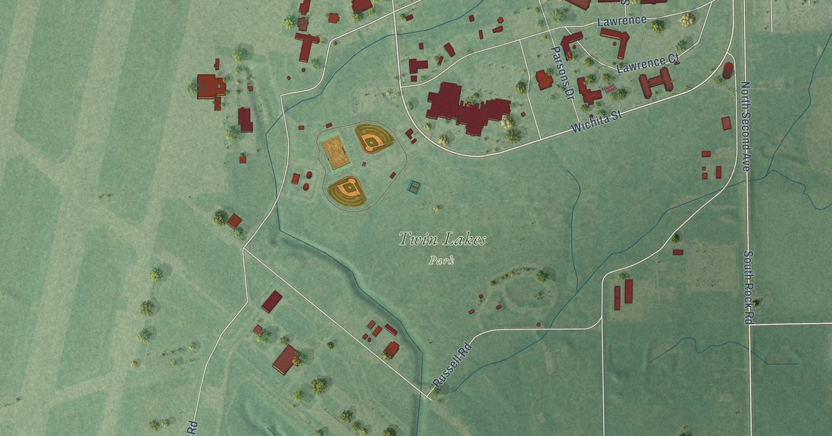 Map of McConnell AFB, Kansas in 2026