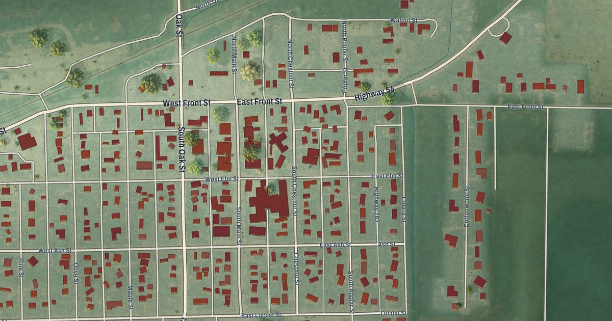 Map of Minneola, Kansas in 2026