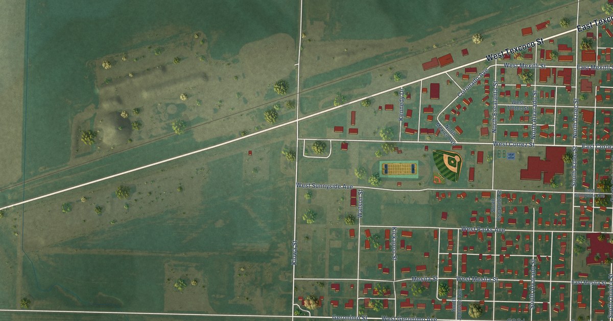 Map of Montezuma, Kansas in 2026