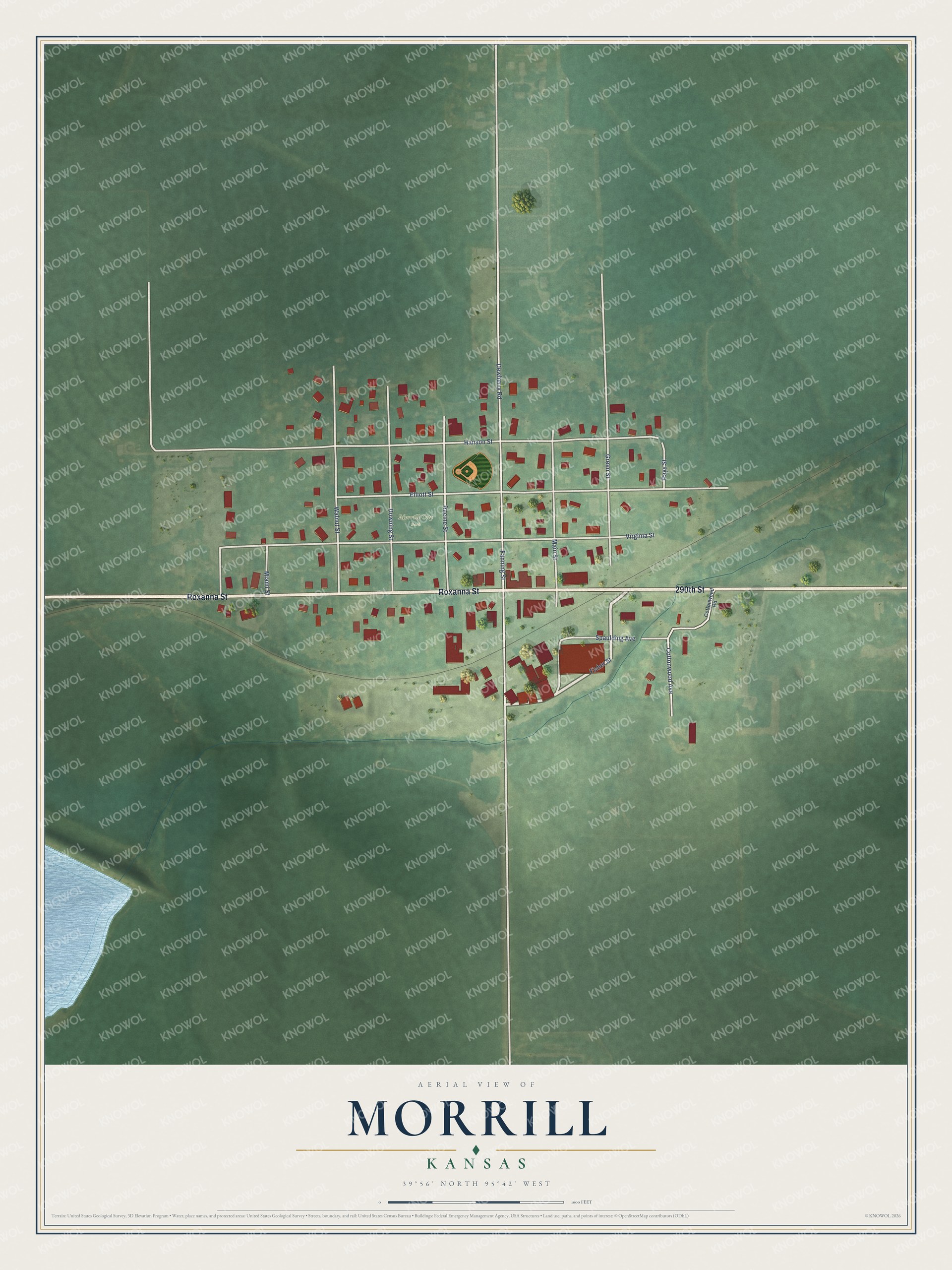 Watermarked full-map preview of Morrill, Kansas