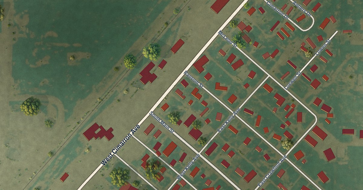 Map of Moscow, Kansas in 2026