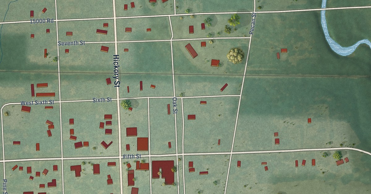 Map of Mound Valley, Kansas in 2026