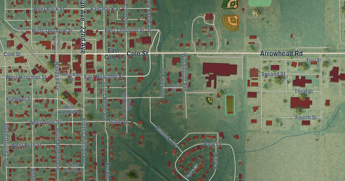 Map of Moundridge, Kansas in 2026