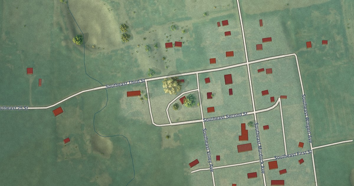 Map of Murdock, Kansas in 2026