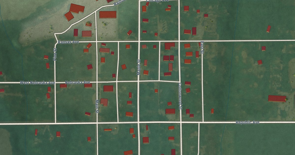 Map of Narka, Kansas in 2026