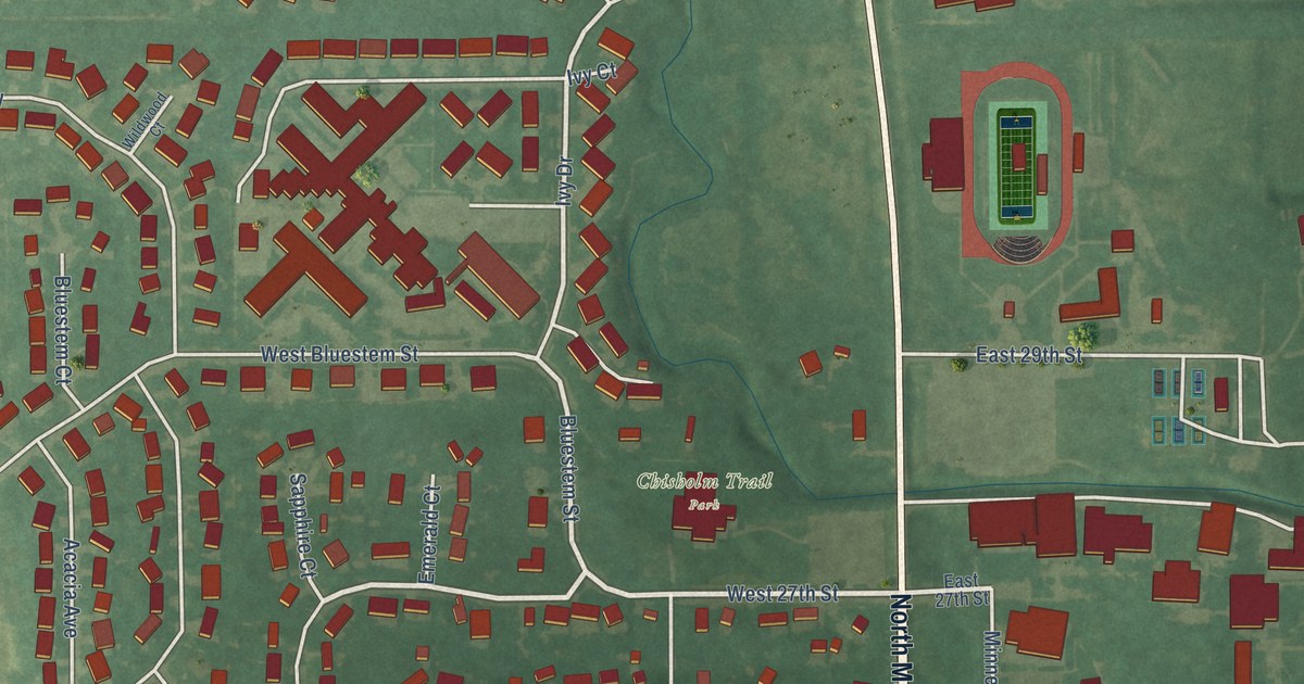 Map of North Newton, Kansas in 2026