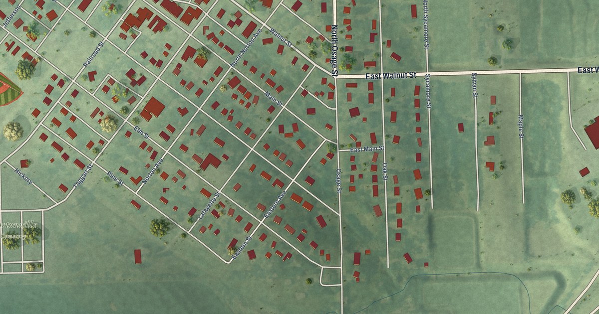 Map of Nortonville, Kansas in 2026