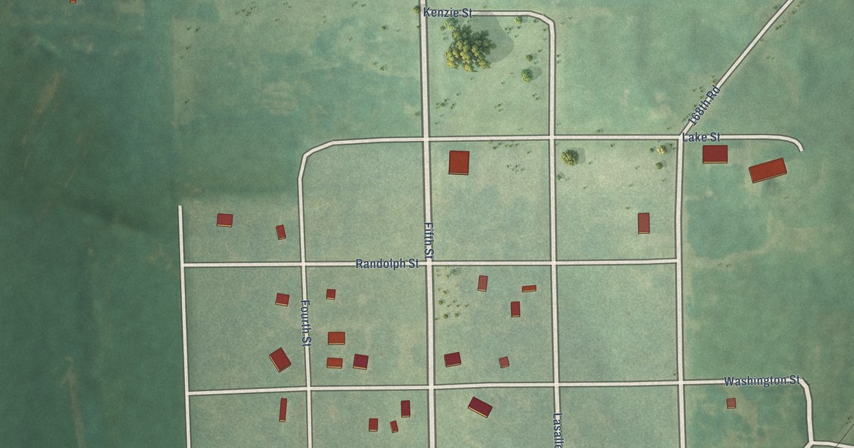 Map of Oneida, Kansas in 2026
