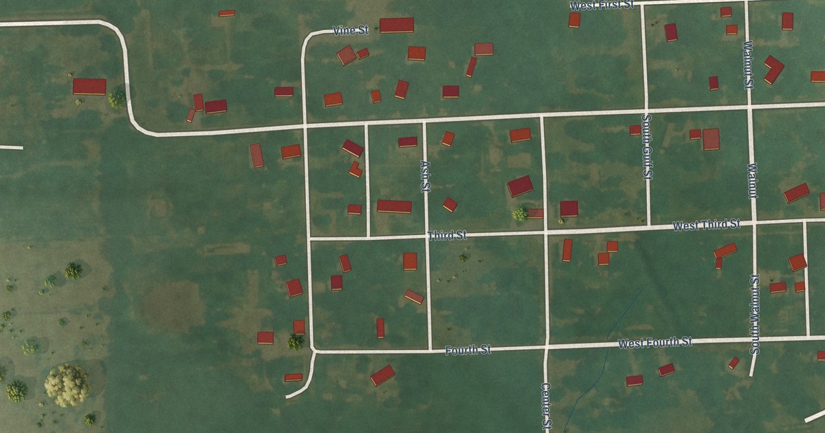 Map of Opolis, Kansas in 2026